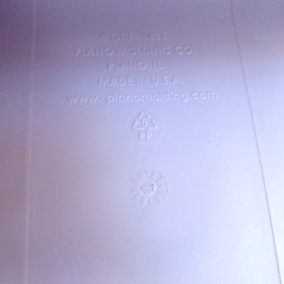 Vintage 90s Lavender/Teal Caboodles Makeup Jewelry Case 2 Tier Handle Mirror USA - Picture 8 of 10